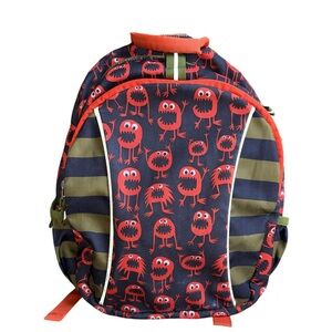 Garnet Hill Kids Monster theme little Kids Backpack